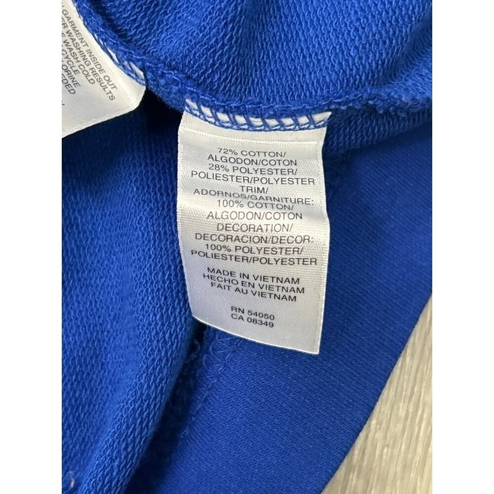 Jones New York Signature Blue Zip Jacket XL Drawstring Waist‎ Casual - Picture 12 of 12